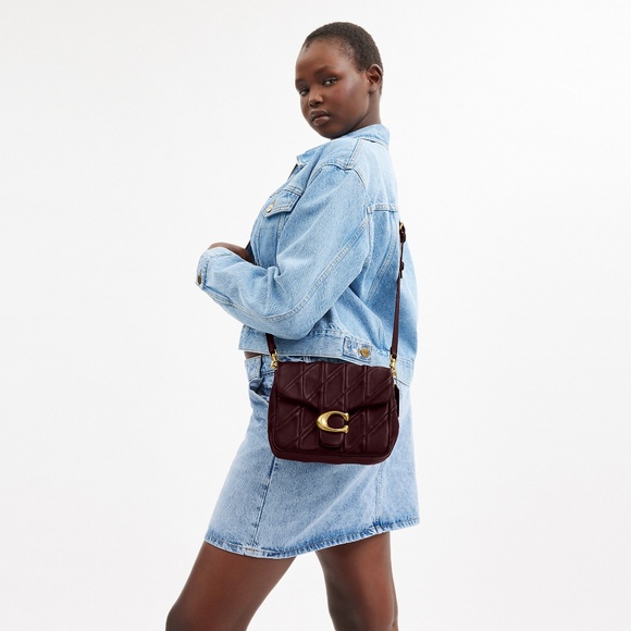 Coach Times Square Tabby Shoulder Bag With Quilting - Picture 5 of 10